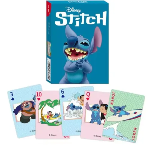 Baralho de Cartas Disney Stitch