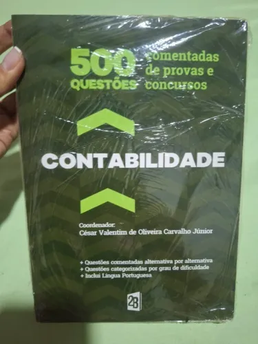 livro 500 questões comentadas de provas e concursos - editora 2b