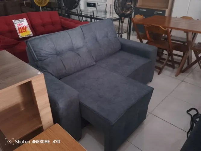Sofá retrátil 2 lugares entrega grátis