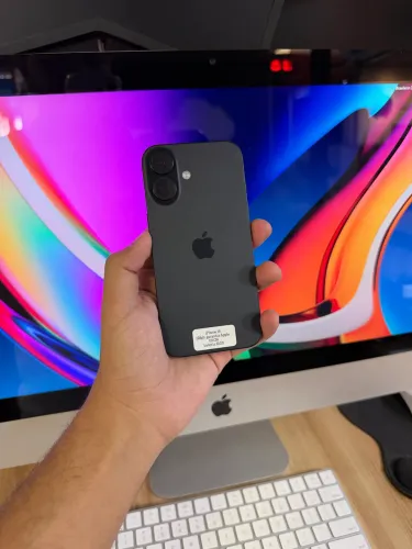 IPHONE 16 128 GB PRETO 100% NA GARANTIA APPLE