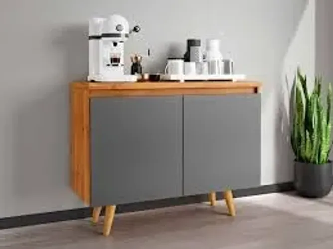 Buffet Uno 2Pts Mel.Cinza Viero - Entrega Rápida!