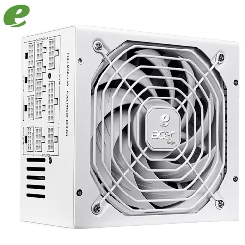 Fonte ATX 1000W PFC Ativo 80 Plus Gold AC1000 Acer White Full Modular PCIe 5.0 - WZetta