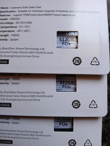 M2 NVME DE 512 GB 