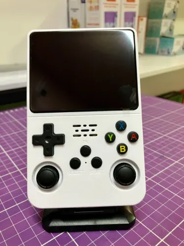 Console de jogos portátil retrô, console de videogame R36S de código aberto, linux,tela IP