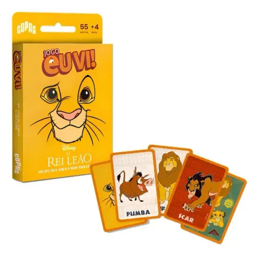 Jogo Eu Vi Rei Leão Simba Disney Aponte A Imagem E Ganhe - Novo - Original Loja Coimbra Co