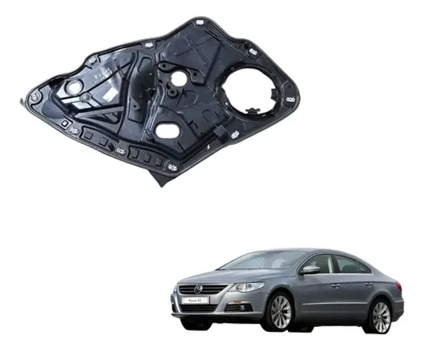 Suporte Maquina Vidro Traseira Direita Vw Passat Cc 2011 Preto