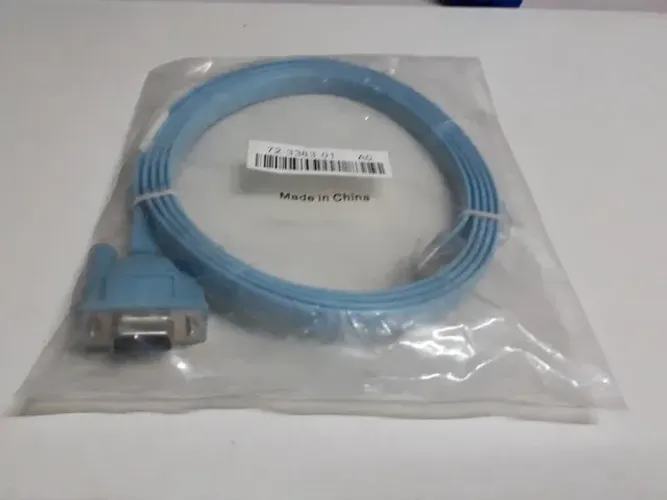 Cabo Console Cisco Serial Db9 Fêmea X Rj45 Macho Cor Azul 