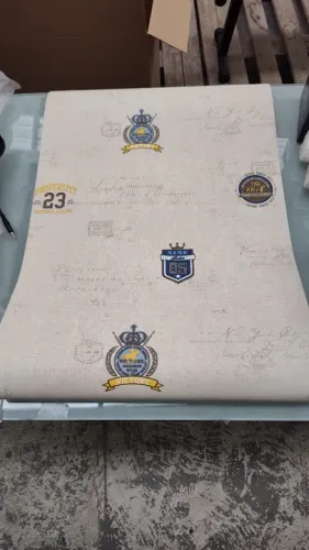 Papel De Parede Importado Lavável Quarto Infantil a Bebe 39040