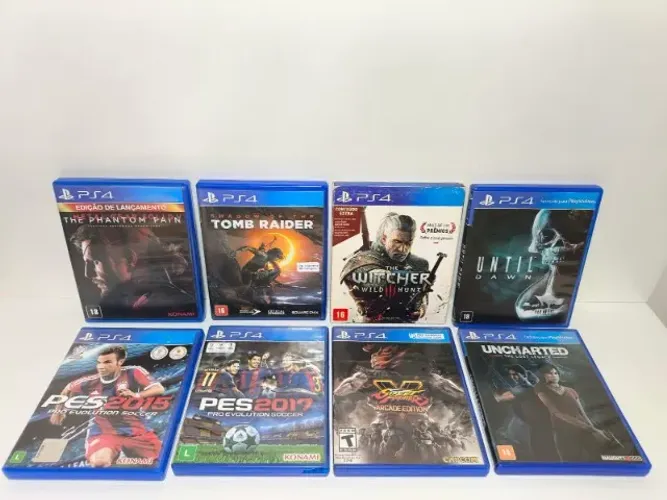 Jogos Ps4 Ps5 PlayStation 4/5 Seminovos Mídia Física Originais Valores na Descrição