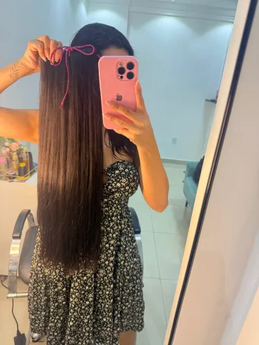 Cabelo humano 70 cm 2 telas em 200g