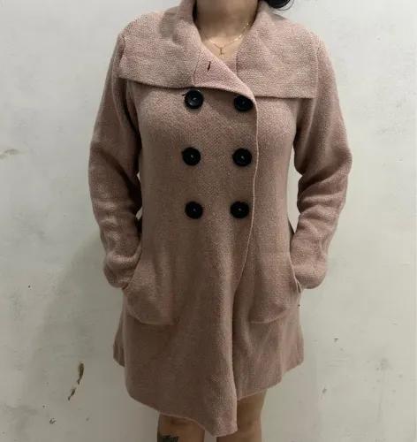 Casaco Feminino Rosa Elegante
