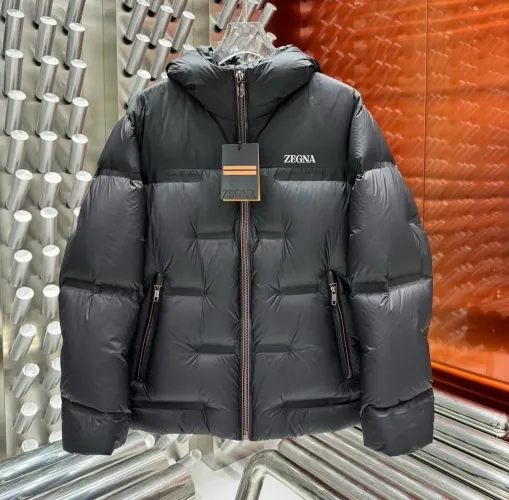 Jaqueta ZEGNA , Prada , Louis vuitton , Dolce & Gabbana Preta com Capuz