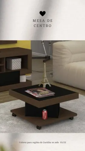 Promoção Mesa de Centro Preto - 07/03/25  
