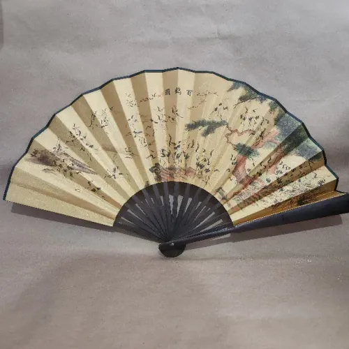 ANTIGO Leque chinês - DECORAÇÃO