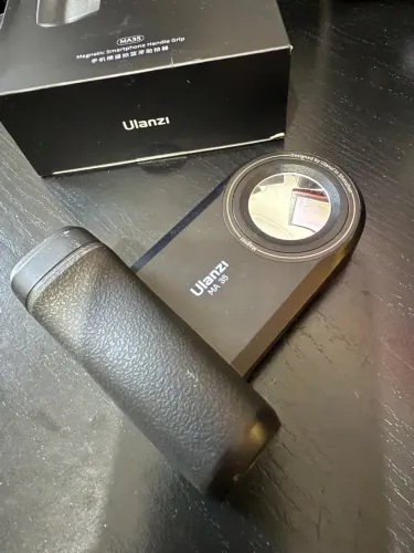Suporte De Celular Com Grip Bluetooth Magnetico Ulanzi Ma35 Cor Preto