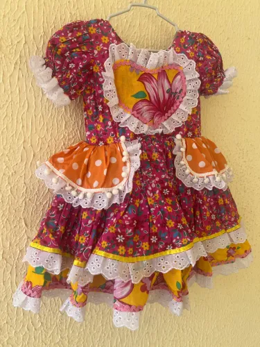 Vestidos juninos 1 ano