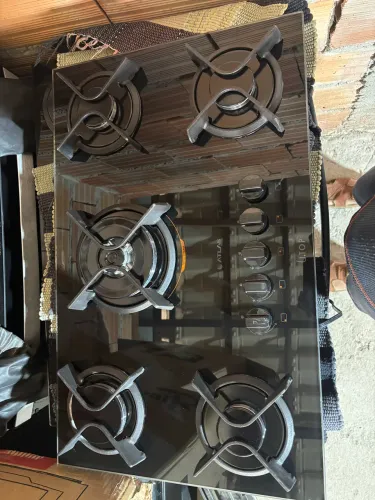 Cooktop atlas 5 bocas tripla chama
