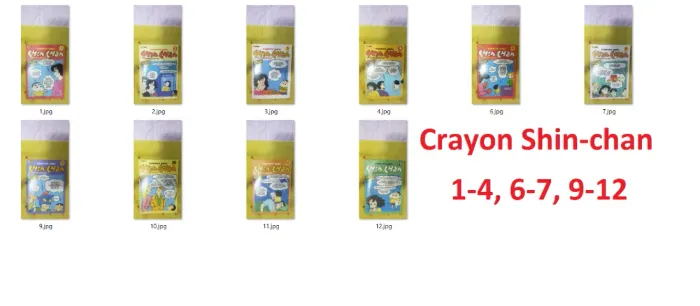 Crayon Shin chan "Primeira Edição" (1-4, 6-7, 9-12) | MANGÁ