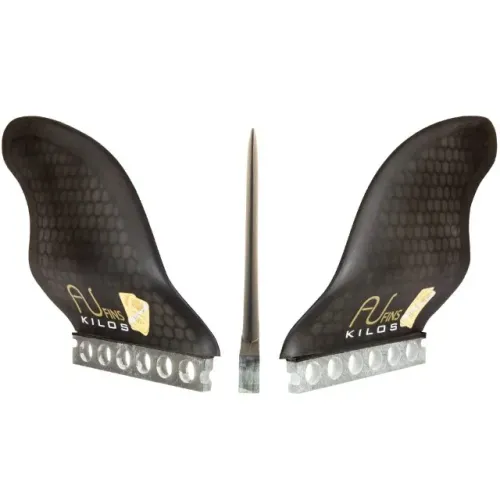 Kit 3 Quilhas de Surfe AU Fins Kilos Twin +1 Full Base