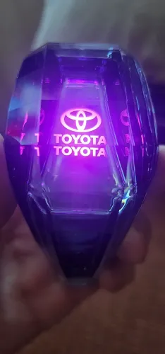 Manopla câmbio automático Toyota SW4 2012 a 2015 com iluminação