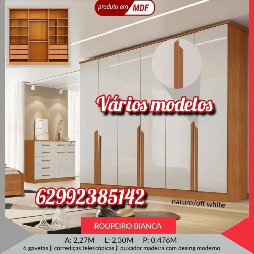 Guarda roupa diversas opções