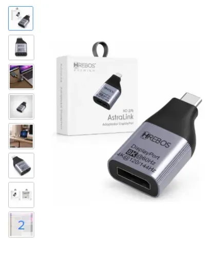 Adaptador Usb-c Para Displayport