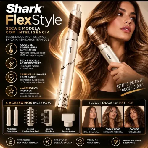 Secador e modelador shark