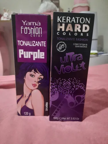 Tonalizante ROXO sem amônia Yamá e Keraton