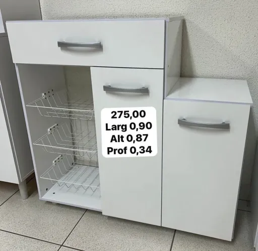 Balcão com fruteira