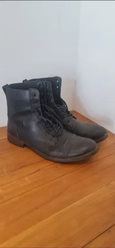 Bota couro preta Reserva 40