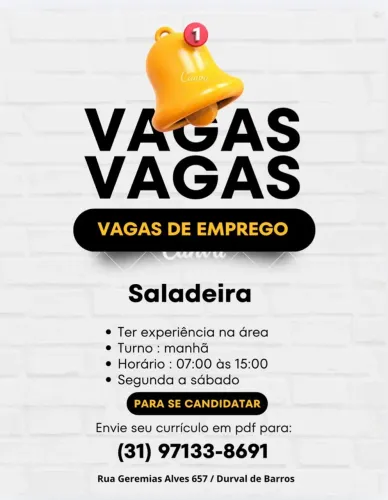 Saladeira para restaurante