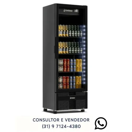 Cervejeira 565 litros Imbera Porta de Vidro