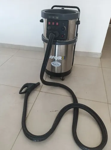 Maquinário de lavagem a vapor profissional com extratora de limpeza estofados lavor