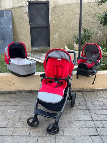 Carrinho Peg Perego Book Pop-up 3 Em 1 Bebê Conforto Moisés