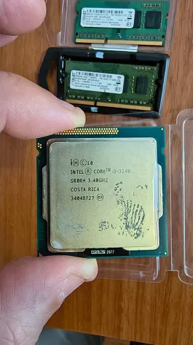 Processador Intel Core i3 3240 + 6Gb memória DDR3 + pasta termica