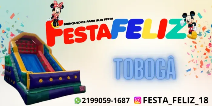 TOBOGÃO INFLÁVEL
