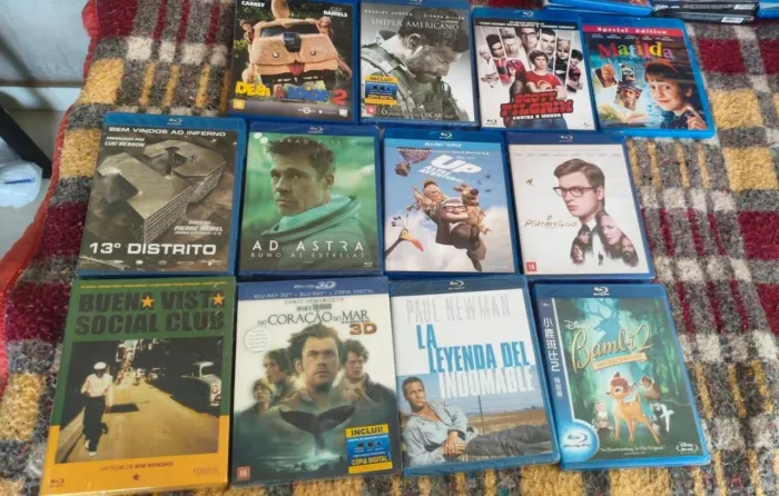 Lote 78 filmes em blu-ray