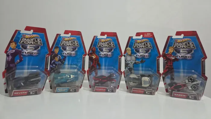 Set Raro Hot Wheels Battle Force 5 Fused - 5 Modelos Lacrados