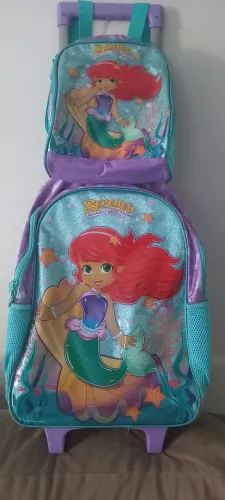 Kit Mochila e Lancheira Infantil Feminina 