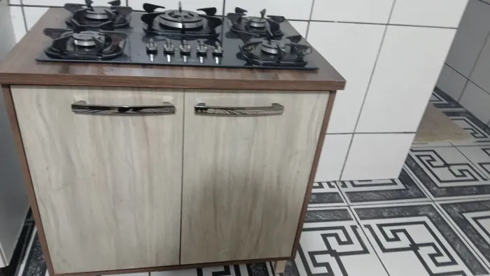 Fogão Cooktop+ balcão miller5 bocas