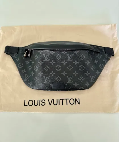 Bolsa Original Louis Vuitton Pochete Bumbag Discovery PM Monogram Eclipse