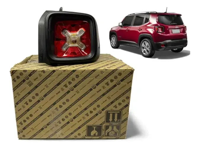 Lanterna Traseira Jeep Renegade Direita 2015 A 2021 Original Direito/passageiro Vermelho