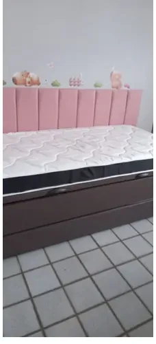 Cama bau solteiro
