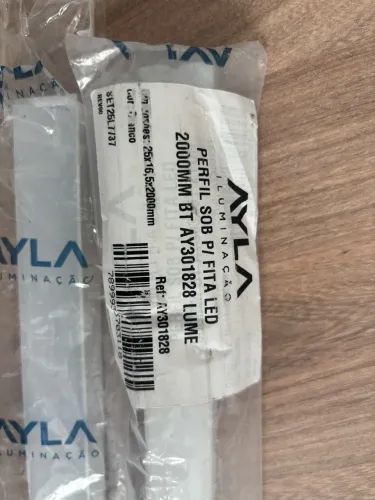 2 perfis de led alumínio Ayla