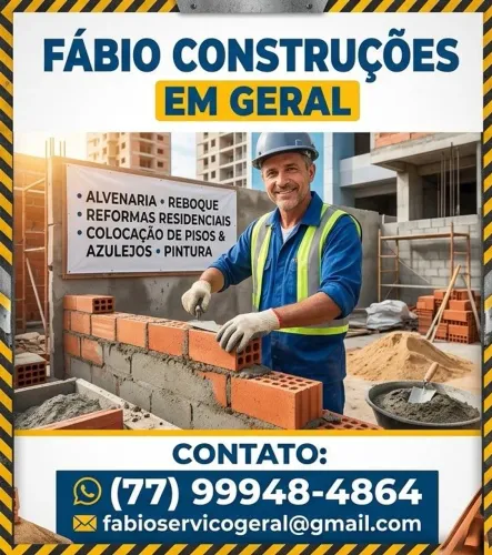 Pedreiro Profissional - Serviços de Qualidade em Construção e Reforma