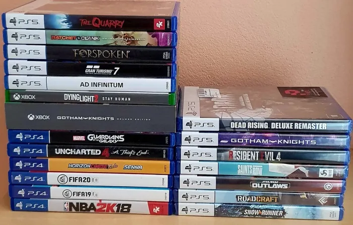 Lote 20 jogos (7 Lacrados) + 1 Steelbook ( PS4/PS5/Xbox)