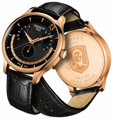 RELÓGIO TISSOT EUSÉBIO LIMITED EDITION CALENDÁRIO PÉRPETUO RARO! ÚNICO NO SITE! DE COLEÇÃO