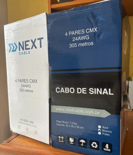 Caixa cabo de rede Next