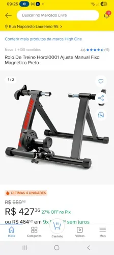 Rolo de treinamento praticamente novo