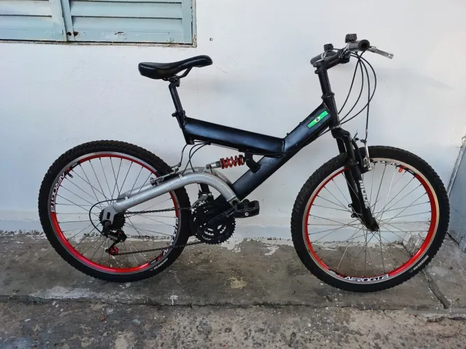 Bicicleta com marcha